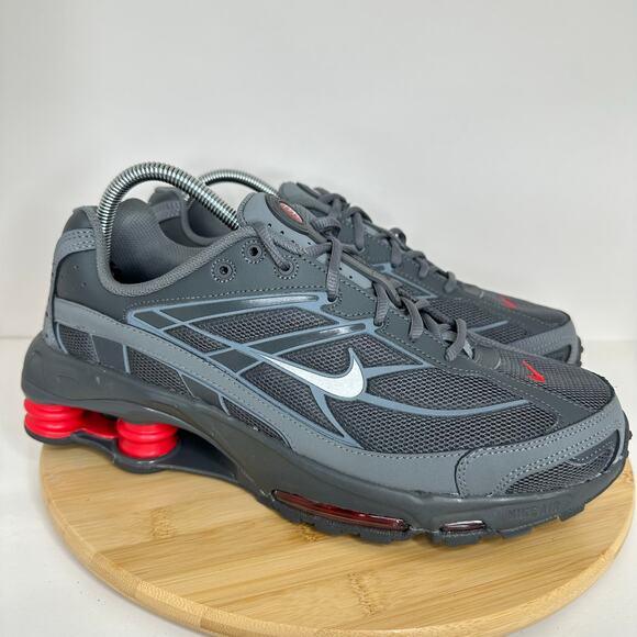 Nike Other - Nike Mens Shox Ride 2 Smoke Grey Red Sneaker Shoes Mesh Leather IM5999 Size 11.5
